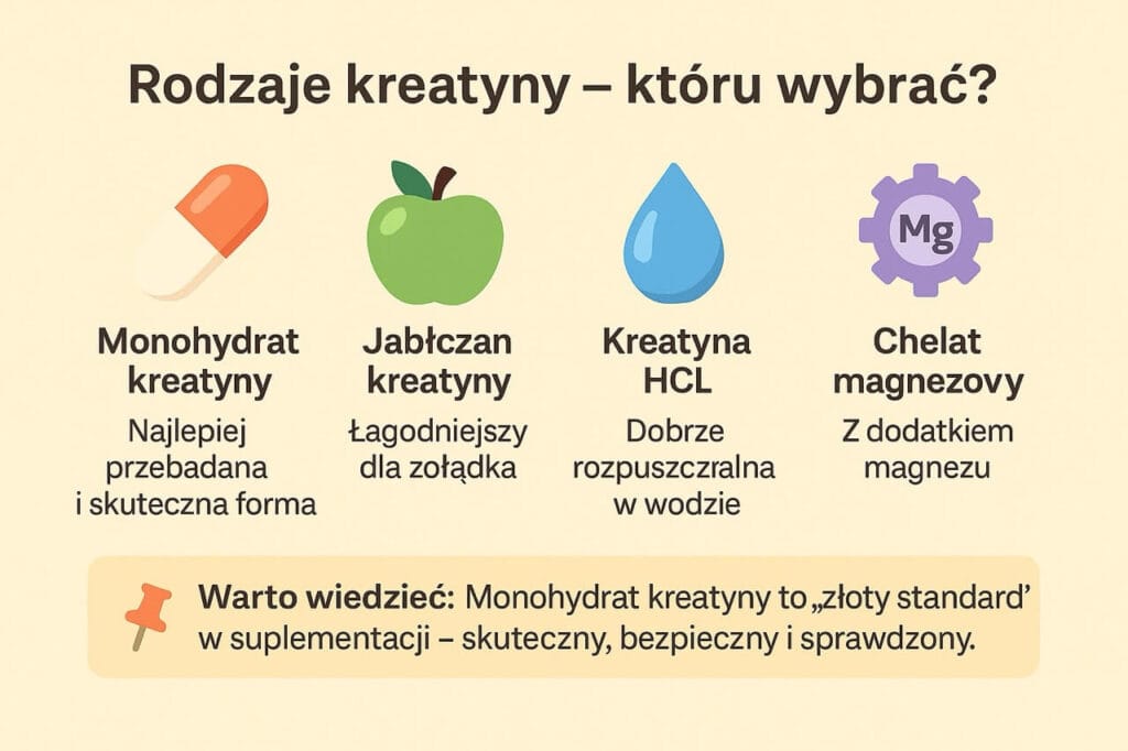 Rodzaje kreatyny