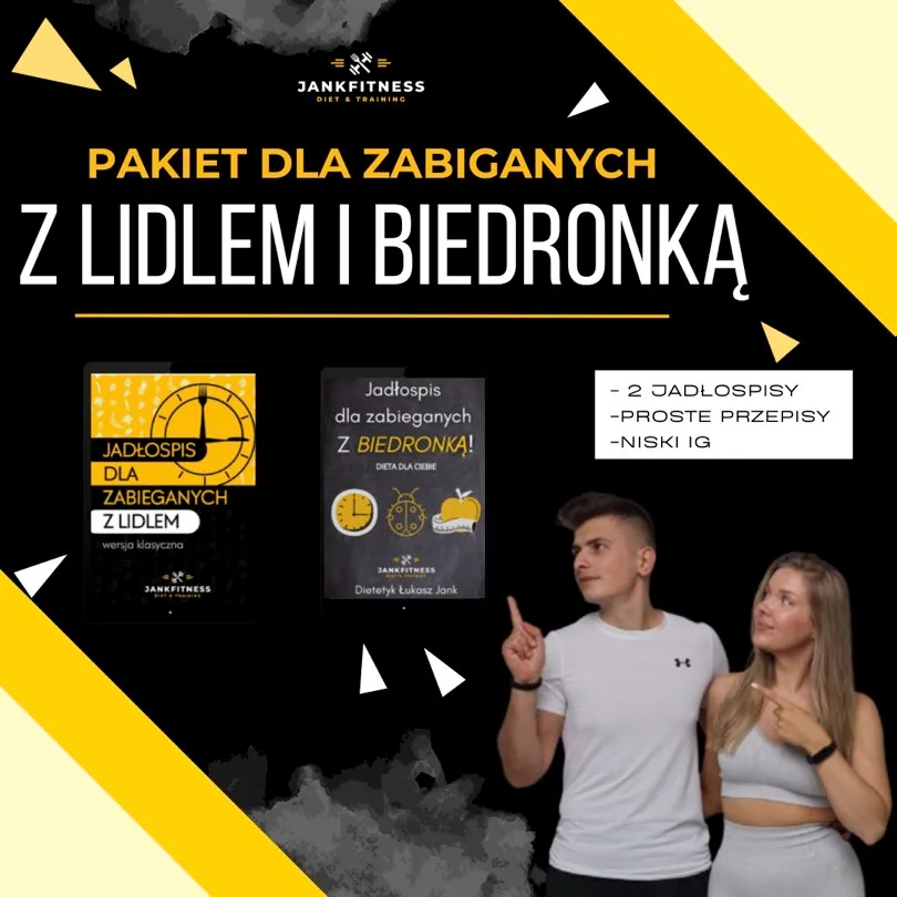 Dieta ekspresowa bezmięsna dla zapracowanych – szybkie, zdrowe i smaczne posiłki bez konieczności spędzania godzin w kuchni Jeśli szukasz sposobu na zdrowe odżywianie, ale brakuje Ci czasu na gotowanie, dieta ekspresowa bezmięsna dla zapracowanych autorstwa dietetyka Łukasza Janka jest idealnym rozwiązaniem dla Ciebie! Ten 7-dniowy plan żywieniowy oferuje szybkie, łatwe w przygotowaniu posiłki, które wspierają Twoje cele sylwetkowe – czy to utrzymanie wagi, redukcję tłuszczu, czy przyrost masy ciała. Dieta jest skierowana do osób, które pragną zdrowo się odżywiać, ale nie chcą marnować czasu na skomplikowane przepisy. Każdy dzień w planie składa się z czterech prostych dań, które są zbilansowane pod kątem kalorii, makroskładników i błonnika. Dzięki temu, że przepisy są łatwe i szybkie, zaoszczędzisz czas i nie będziesz musiał spędzać długich godzin w kuchni. Dodatkowo, dieta zawiera listę zakupów, która pozwala Ci zaoszczędzić pieniądze, eliminując konieczność dokupywania zbędnych produktów. Wszystkie składniki są wykorzystane w pełni, więc nie będziesz marnować jedzenia ani pieniędzy. Jeśli nie masz czasu na codzienne gotowanie, plan oferuje posiłki na dwa dni, co jeszcze bardziej zwiększa wygodę. Korzyści diety ekspresowej bezmięsnej: Szybkie i proste przepisy: Posiłki są łatwe do przygotowania, dzięki czemu oszczędzasz czas. Zbilansowane dania: Plan oparty na zdrowych produktach, dostosowany do różnych celów sylwetkowych. Brak marnowania jedzenia: Zasada „NO WASTE” gwarantuje, że wszystkie produkty będą w pełni wykorzystane. Zamienniki składników: Jeśli brakuje Ci jakiegoś składnika, możesz łatwo wymienić go na inny. Dieta odpowiednia dla osób z insulinoopornością, niedoczynnością tarczycy, PCOS czy cukrzycą. Możliwość łączenia z innymi dietami: Plan możesz dostosować do innych jadłospisów dostępnych w sklepie. Z Dietą ekspresową bezmięsną zyskujesz zdrowe i smaczne posiłki, które przygotujesz w ekspresowym tempie. Nie musisz się martwić o zakupy, marnowanie jedzenia czy czas spędzony w kuchni. To idealna opcja dla zapracowanych, którzy chcą zadbać o zdrowie i sylwetkę! dieta ekspresowa, dieta bezmięsna, zdrowe odżywianie, dieta dla zapracowanych, szybkie posiłki, dieta bez mięsa, dieta dla insulinooporności, dieta na redukcję wagi, dieta dla PCOS, zdrowa dieta, dieta dla cukrzyków, dieta na utrzymanie masy ciała, dieta wegetariańska, dieta wegańska, dieta zbilansowana, dieta na przyrost masy, dieta na szybką utratę wagi, szybkie przepisy, dieta na dwa dni, lista zakupów dieta, zdrowe przepisy, dieta na tydzień, dieta na redukcję tłuszczu, dieta dla osób zapracowanych, dieta niskokaloryczna, dieta na stabilizację wagi, dieta na zdrowe odżywianie, dieta z łatwymi przepisami, dieta bez marnowania jedzenia, plan żywieniowy, dieta bez mięsa i nabiału, dieta dla zdrowia, dieta na poprawę metabolizmu, dieta na zdrowe posiłki, dieta z zamiennikami składników, dieta z szybkim przygotowaniem, dieta bezglutenowa, zdrowe jedzenie, dieta dostosowana do potrzeb, dieta bez nabiału, dieta na poprawę zdrowia, dieta na bazie roślin, dieta na wysoką energię, dieta dla osób z niedoczynnością tarczycy, dieta na poprawę trawienia, dieta na utrzymanie wagi, dieta bogata w białko, dieta przy insulinooporności, dieta z błonnikiem, dieta bogata w witaminy, dieta na wysokie ciśnienie, dieta bez węglowodanów, dieta na zrzucenie kilogramów, dieta na budowę masy, dieta na zdrową skórę, dieta z niskim IG, dieta na lepszą kondycję, dieta na kontrolowanie apetytu, dieta przy nadczynności tarczycy, dieta z wykorzystaniem zamienników, dieta na szybsze spalanie tłuszczu, dieta na stabilizację poziomu cukru, dieta na łatwiejsze trawienie, dieta na więcej energii, dieta bez cukru, dieta na zdrowe serce, dieta na regenerację organizmu, dieta na lepszy sen, dieta z niską kalorycznością, dieta na naturalne odchudzanie, dieta na przyspieszenie metabolizmu, dieta na zdrowe kości, dieta na redukcję cholesterolu, dieta na wytrzymałość, dieta na równowagę hormonalną, dieta na wzmocnienie odporności, dieta bez tłuszczu, dieta na płaski brzuch, dieta na spalanie kalorii, dieta na unikanie jedzenia przetworzonego, dieta na naturalne składniki, dieta na szybkie efekty, dieta na zdrowe jelita, dieta przy chorobach metabolicznych, dieta na równowagę w diecie, dieta bez przetworzonych produktów, dieta na zdrową florę bakteryjną.
